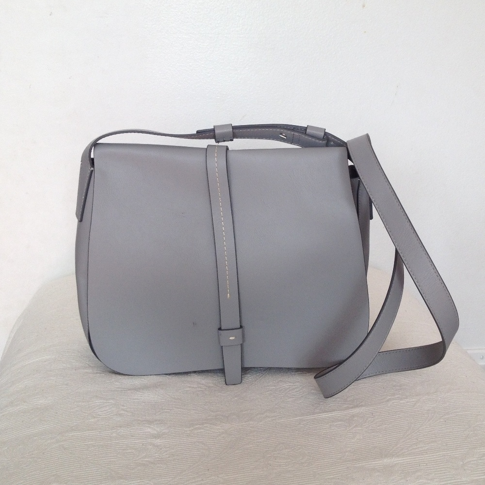 Cool Grey cross body bag
